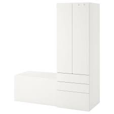 Etagere kallax ikea 25 facons de l utiliser. Smastad Combinaison De Rangement Blanc Blanc Avec Banc Ikea