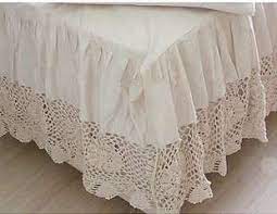 Shop for bed skirts & dust ruffles in bedding. Super King Crochet Lace Bed Skirt Sheet Set 198cmx203cm Diy Bed Skirt Lace Bed Skirt Bedskirt