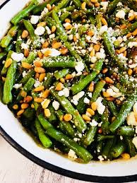 Green Beans With Pine Nuts And Feta Cooks Well With Others In 2020 Green Beans Veg Dishes Vegetable Recipes