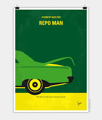 No478 My Repo Man Minimal Movie Poster Chungkong