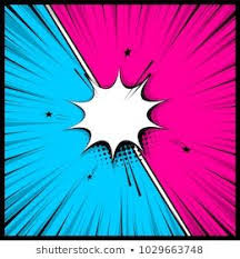 Comics Book Empty Colored Template Background Pop Art Colorful Backdrop Mock Up Vector Illustration Ha Pop Art Comic Halftone Illustration Colorful Backdrops