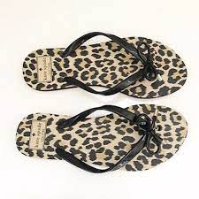 Kate Spade Leopard Flip Flops Cybergym Com Br