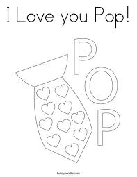 I Love You Pop Coloring Page Twisty Noodle Fathers Day Coloring Page Coloring Pages Mandala Quotes