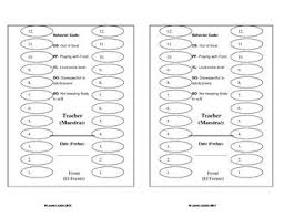 Lunch Seating Chart With Behavior Comments Seating Charts