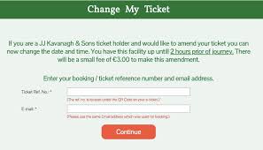 New Change Your Ticket Feature