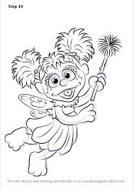 The picnic of zoe and elmo; Learn How To Draw Abby Cadabby From Sesame Street Sesame Street Step By Step Drawing Tutorials