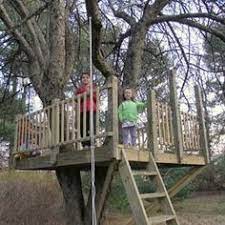 A Wonderfully Simple Platform For Kids By Artisan Tree And Treehouse Tree House Kids Tree House Diy Simple Tree House