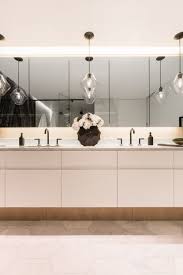 Bathroom Pendant Lighting Adds Sophisticated Touch To Couple S Condo