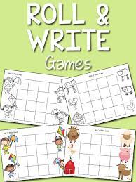 You will find plenty learning printables for your little ones, fun ideas for games to. Roll N Write Games Prekinders