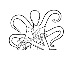 But monochrome looks better, doesn't it? Slenderman Coloring Pages Coloring Home