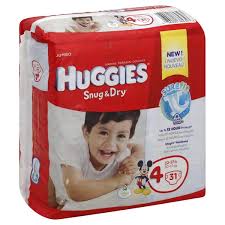 Four layers of protection absorb moisture quickly to help stop leaks . Huggies Snug Dry Size 4 Diapers 27 Count Sheri S Store To Door
