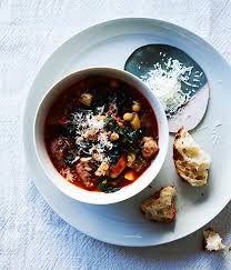 Minestrone With Sausage Cavolo Nero And Chickpeas Recipe In 2020 Winter Soup Recipe Recipes Minestrone Soup Recipe
