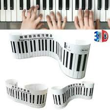 Details About Piano Keyboard Simulation Practice Chart 88 Keys With Notes For Beginner Tools