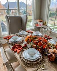 Harvest Tablescape Featuring The Martha Stewart Collection Beautiful Thanksgiving Table Settings Thanksgiving Table Settings Elegant Thanksgiving Decorations Table Setting