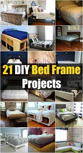 I designed and made this diy platform bed with storage using the standard dimensions for a twin mattress ( 39 x 75 inches). 21 Diy Bed Frame Projects Sleep In Style And Comfort Diy Crafts
