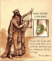 Gift For Her King David Bible Ring Harp Ring Lyre Ring Etsy Biblical Art Bible Art King David
