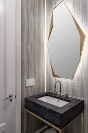 madison faceted mirror contemporary transitional mirrors dering hall guest bathroom design bathroom design baths interior