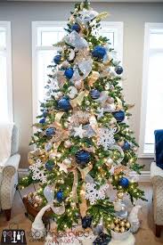 16 Exquisite Gold And Navy Blue Christmas Decorations Decor Home Ideas Blue Christmas Tree Decorations Elegant Christmas Trees Gold Christmas Decorations
