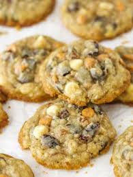 I stumbled upon this kitchen sink cookies recipe from small fry and thought they were worth a shot. Kitchen Sink Cookies Recipe Oatmeal Butterscotch Toffee More