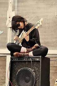 Completely At Ease I Love It Playing Guitar Guitar Photography Music Photography