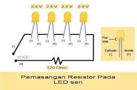 Berapa Ohm Hambatan Resistor Untuk Lampu Led Resistor Led Lampu Led