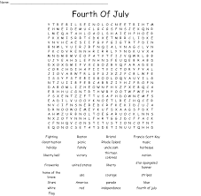 How about delaware's state song? 4th Of July Word Search Wordmint