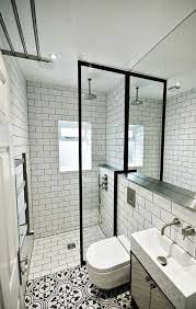 Frames are usually made of smooth stainless steel with clean, elegant lines and many modern glass showers designs are frameless, including the shower doors. 30 Smart Bathroom Design Ideas For Small Spaces Trendecora Bathroom Tile Designs Small Bathroom Bathroom Layout