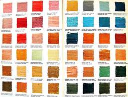 Vegetable Dye Color Chart Knitting Yarn Natural Dye