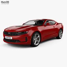 3d Model Of Chevrolet Camaro Coupe Lt1 2020 In 2020 Camaro Coupe Chevrolet Camaro Camaro