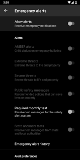 Note that this doesn't include presidential alerts, which can't be disabled on any device without root. How To Turn Off Those Annoying Amber Alerts Emergency Broadcasts On Your Android Android Gadget Hacks
