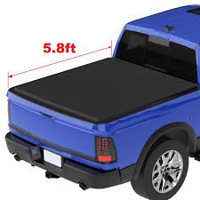 Im not sure why toyota made the truck this way it is not the cover's fault. Roll Up Truck Bed Tonneau Cover Compatible With 2009 2019 Dodge Ram 1500 2019 Classic Only Fleetside 5 8 Bed Walmart Com Walmart Com