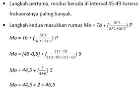 Maybe you would like to learn more about one of these? Contoh Soal Dan Rumus Median Mean Modus Data Kelompok Lengkap