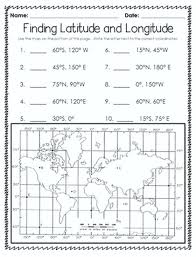 A globe is more accurate than a flat map 1. Blank World Map Worksheet With Latitude And Longitude Latitude And Longitude Worksheets Unique G Map Worksheets Latitude And Longitude Map Printable Worksheets