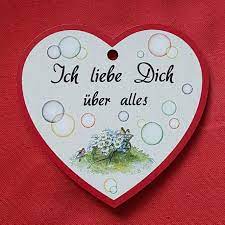 Ich liebe dich über alles. Dorsch Dieter Herz Ich Liebe Dich Uber Alles Geschenkestube Seiffen