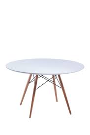 Mesa Tower Wood Table White Round Dining Table Round Dining Table Eames Dining