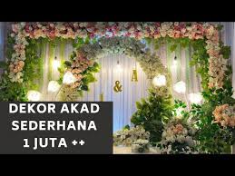 Dekorasi pernikahan pelaminan dekor minimalis terbaru pengantin harga di rumah akad nikah unik 2020 wedding rustic modern kuade manten 2021 doraemon tenda simpl. Seni Bagus Dekorasi Akad Nikah Tunangan Lamaran Sederhana Minimalis Dirumah Diy Tutorial By Kampung Dekor Indah Cara Praktis Bulan September 2020 Rabab Minangkabau