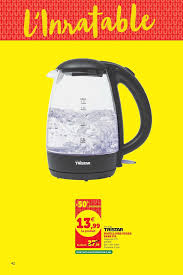 Offre Bouilloire Verre Sans Fil Tristar Chez Super U