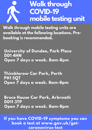 Extra covid tests are taking place in specific areas where new variants of coronavirus have been found. Nhs Tayside Testing For Coronavirus Is Available To Facebook