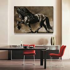 Home interior 3 horse picture. Buy Black Horse Home Decorative Paintings Living Room Backdrop Paintings Frameless Painting Core At Affordable Prices Free Shipping Real Reviews With Photos Joom