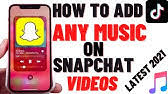 Press play and then pause it one second ahead of the part you want to hear in your post. How To Add Music To Snapchat 2021 Youtube