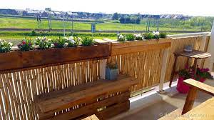 Simulation fence flower balcony outdoor wooden fence sunflower decoration. 26 Bamboo Fencing Ideas For Garden Patio Or Balcony