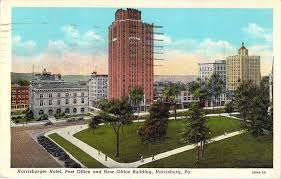 Harrisburger Hotel Post Office And New Office Building Harrisburg Pa Art Deco Society American Cities Building