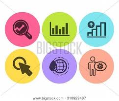 Column Chart World Vector Photo Free Trial Bigstock