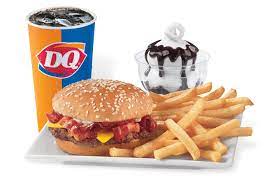Bacon Cheeseburger Lunch Dq Bacon Cheeseburger Queens Food Food Platters Food