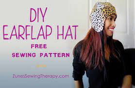 Diy Ear Flap Hat Free Pattern Tutorial Winter Hat Sewing Pattern Ear Flap Hats Free Pattern Diy Ears