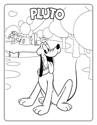 This best of coloring pages disney pluto design uploaded by serena gulgowski from public domain that can find it from google or other search engine and it's posted under topic disney baby pluto coloring pages. Free Printable Pluto Coloring Pages For Kids