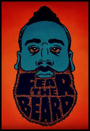 The Beard Is To Be Feared Nba Basketball Art Basketball Art Nba Art
