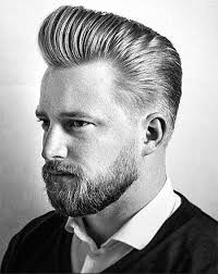 Medium Slick Back Wavy Haircut For Men Mens Hairstyles Pompadour Pompadour Haircut Slick Back Haircut
