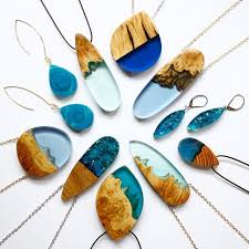 Artist Turns Old Wood Into Unique Jewelry By Using Its Natural Shape Resin Jewelry Jewelry Crafts Wood Resin Jewelry