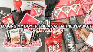 The best valentine's day gifts are thoughtful presents that will make the special person in your life smile. Making My Boyfriend A Valentines Basket Valentines Gift Ideas For Him Diy Valentines Gift Ideas Youtube